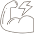 muscle recovery icon